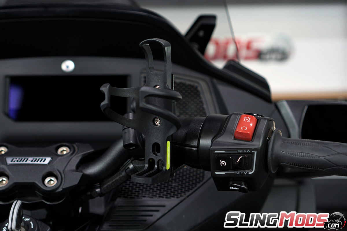 Can Am Spyder Rt Handlebar Mount Drink Beverage Holder