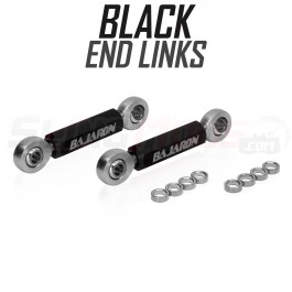 Baja Ron Billet Aluminum Sway Bar End Links for the Can-Am Ryker (Pair) Black