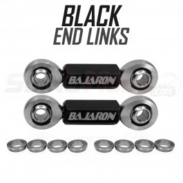 Baja Ron Billet Aluminum Sway Bar End Links for the Can-Am Spyder F3, RT, ST & RS (2013+) (Pair) Black