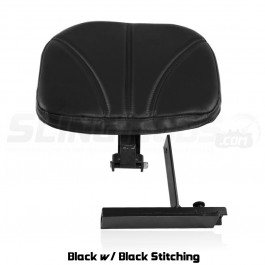 Baker Adjustable Padded Driver Backrest for the Can-Am Spyder F3  Black Stitching
