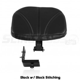 Baker Adjustable Padded Passenger Backrest for the Can-Am Spyder F3 / F3S / F3T Black Stitching