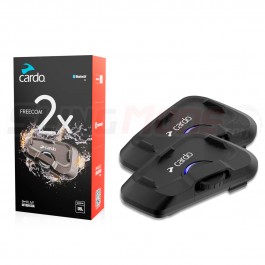 Cardo Freecom 2X Series Bluetooth Communication Headset (Duo Pack)