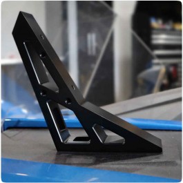 Ripper Windshield Mounting Bracket with Wiring Ports for the Polaris Slingshot (2020+)