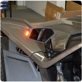 Electrical Connection Side View Mirror Turn Signals for the Polaris Slingshot (Pair) (2015-19)