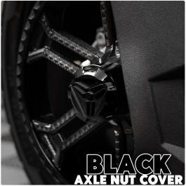 EvolutionR Aluminum Axle Nut Cover for the Polaris Slingshot Black