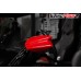 EvolutionR Redline Series Plastic Side View Mirror Covers for the Polaris Slingshot (Set of 2)