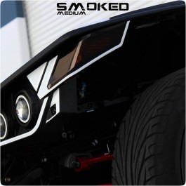 Lamin-X Precut Smoked Front Turn Signal & Reflector Lens Covers for the Polaris Slingshot (4 Piece Kit) Smoked