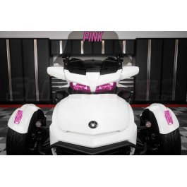 Lamin-X Precut Headlight & Front Fender Light Film Covers for the Can-Am Spyder F3 (4 Piece Kit) (2015-2023) Pink