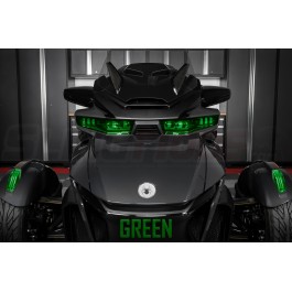 Lamin-X Precut Headlight Film Covers for the Can-Am Spyder RT (4 Piece Kit) (2020+) Green