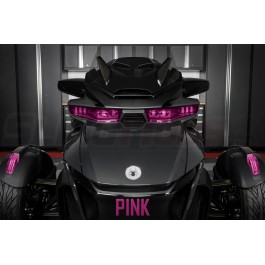 Lamin-X Precut Headlight Film Covers for the Can-Am Spyder RT (4 Piece Kit) (2020+) Pink