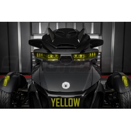 Lamin-X Precut Headlight Film Covers for the Can-Am Spyder RT (4 Piece Kit) (2020+) Yellow