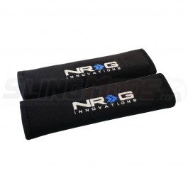 NRG Universal Seat Belt Pads (Pair) Black