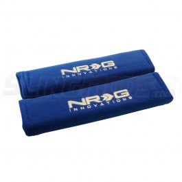 NRG Universal Seat Belt Pads (Pair) Blue