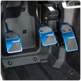 NRG Aluminum Fitted Pedal Covers for the Polaris Slingshot (Set of 3) (2017+)