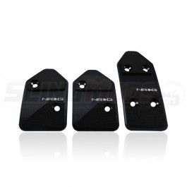 NRG Aluminum Fitted Pedal Covers for the Polaris Slingshot (Set of 3) (2017+) Black