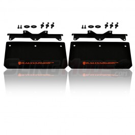 *CLEARANCE* Rally Armor Front Mud Flaps for the Polaris Slingshot (2015-16) Orange Logo