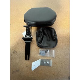 Like New - Show Chrome Adjustable Padded Driver Backrest with Storage Pouch for the Can-Am Spyder RT (2020+)