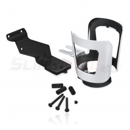 Show Chrome Driver Handlebar Mount Drink Holder for the Can-Am Spyder F3 (All Years) & RT (2010-19) Chrome