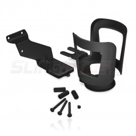 Show Chrome Driver Handlebar Mount Drink Holder for the Can-Am Spyder F3 (All Years) & RT (2010-19) Black