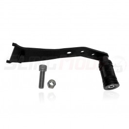 SpyderExtras Manual Transmission Shift Lever Extension with Peg for the Can-Am Spyder F3 Black Peg