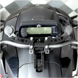 12V Cell Phone / GPS Docking Station with Dual USB Charge Ports for the Can-Am Ryker