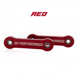 SE Performance Billet Aluminum Sway Bar End Links for the Can-Am Ryker (Pair) Red