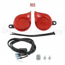 SE Performance Plug N' Play Dual Horn Kit for the Polaris Slingshot (2020+) Red