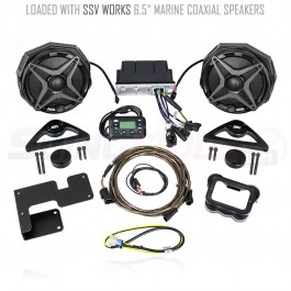SSV Works Dual 6.5" Bluetooth Audio System for the Can-Am Spyder F3 / F3S with SSV Speakers