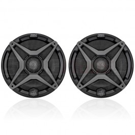 SSV Works 6.5" Marine Coaxial Speakers with Colored Grille Option (Pair)