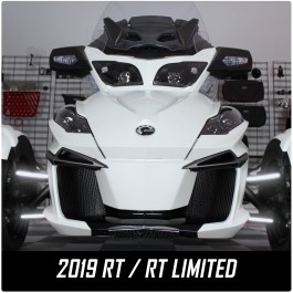 TricLED Dual Color LED A-Arm Running Light Strips with Blinker for the Can-Am Spyder F3 / RT (4 Pieces) (2019+) for 2019 RT Models Only