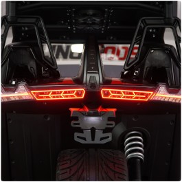 TricLED Afterburner Tail Lights with Integrated Running, Brake & Sequential Turn Signals for the Polaris Slingshot (Pair) (2015-2019)