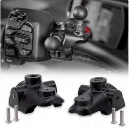 Handlebar Top Cuffs for use with RAM Mount Accessories on the Can-Am Spyder F3 & RT Models (2024+) (Set of 2)