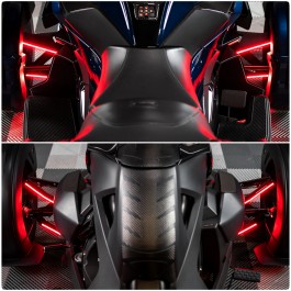 TricLED Dual Color Rear Facing LED A-Arm Running Light Strips with Blinker for the Can-Am Ryker & Spyder (4 Pieces)