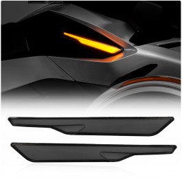 TricFlarez Amber LED Side Markers with Sequential Turn Signals for the Can-Am Spyder RT (2020+) (Set of 2)