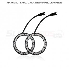 TricLED Plug N' Play Magic Tric Chaser Add-on Halo Ring Set for the Polaris Slingshot (Pair) (2015-19)