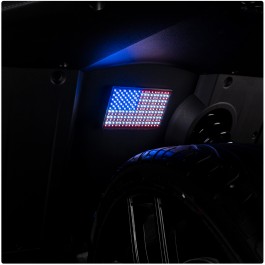 Smoked 4" x 6" LED American Flag for the Polaris Slingshot (Gen 2)