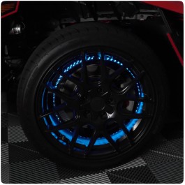 TricLED Standard RGB LED Wheel Light Kit with Brake & Turn Signal Integration for the Polaris Slingshot (Set of 3)