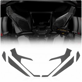 Tufskinz Peel & Stick Dashboard Panel Accent Kit for the Can-Am Spyder RT (6 Piece Kit) (2024+) 