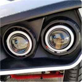 TufSkinz Peel & Stick Headlight Accent Rings for the Polaris Slingshot (6 Pieces) (2015-19)