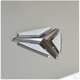 TufSkinz Colored Triangular Peel & Stick Hood Emblem Inserts for the Polaris Slingshot (3 Piece Kit)