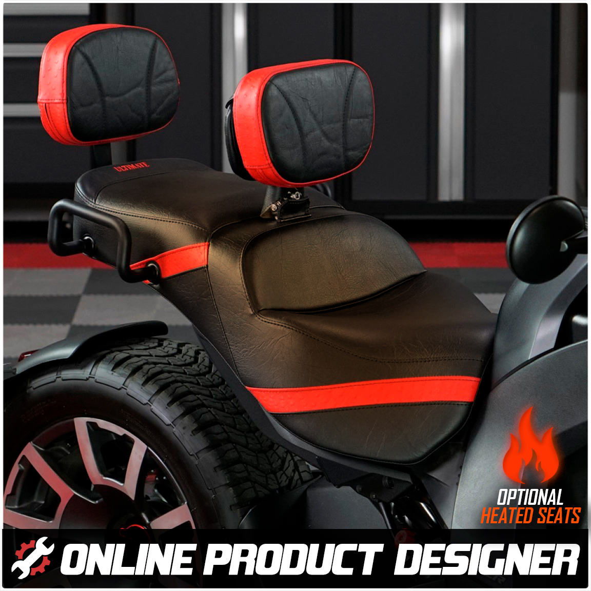 CAN-AM® SPYDER GS / RS - Ultimate REDUCED REACH Can-Am® Spyder GS/RS  Motorcycle Seats