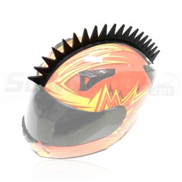 CLEARANCE | Rubber Peel & Stick Saw Blade Mohawk Spike Strip for use with most Helmets