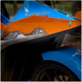 ZSW Smooth Series Dual Rear Spoiler for the Polaris Slingshot (Set of 2)