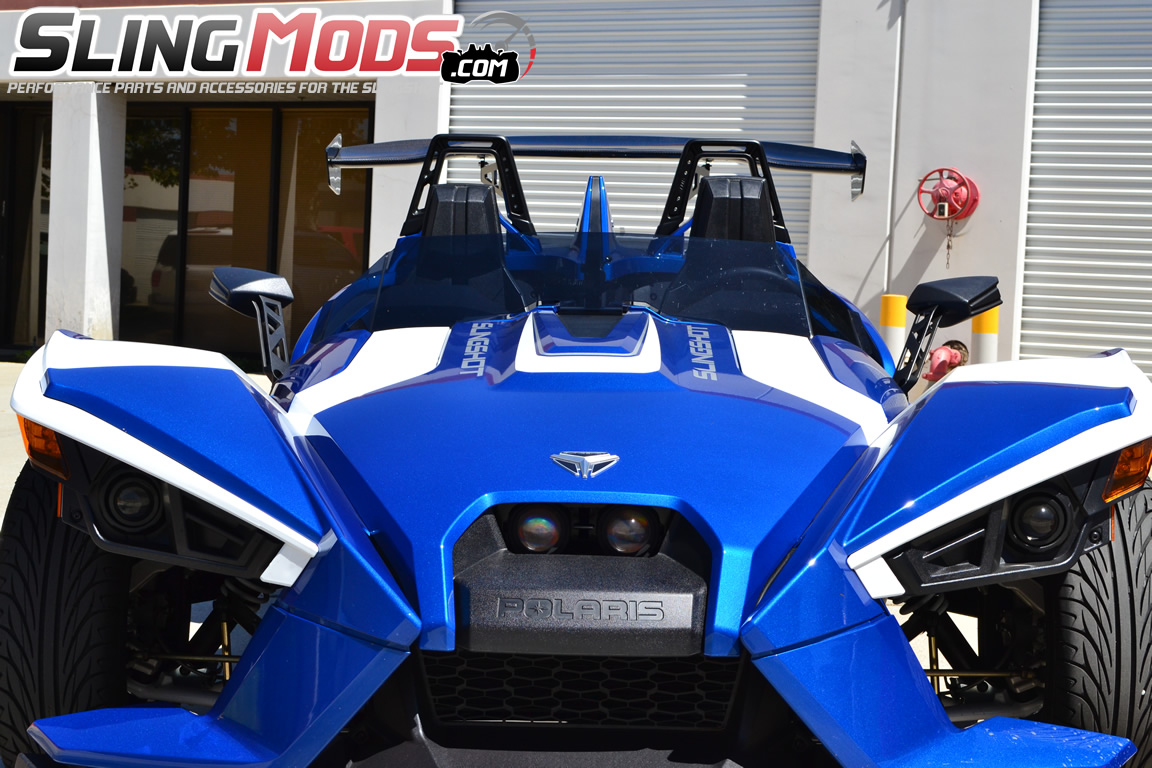 Polaris Slingshot Carbon Fiber Rear Spoiler (Wing) by Alpha Powersport