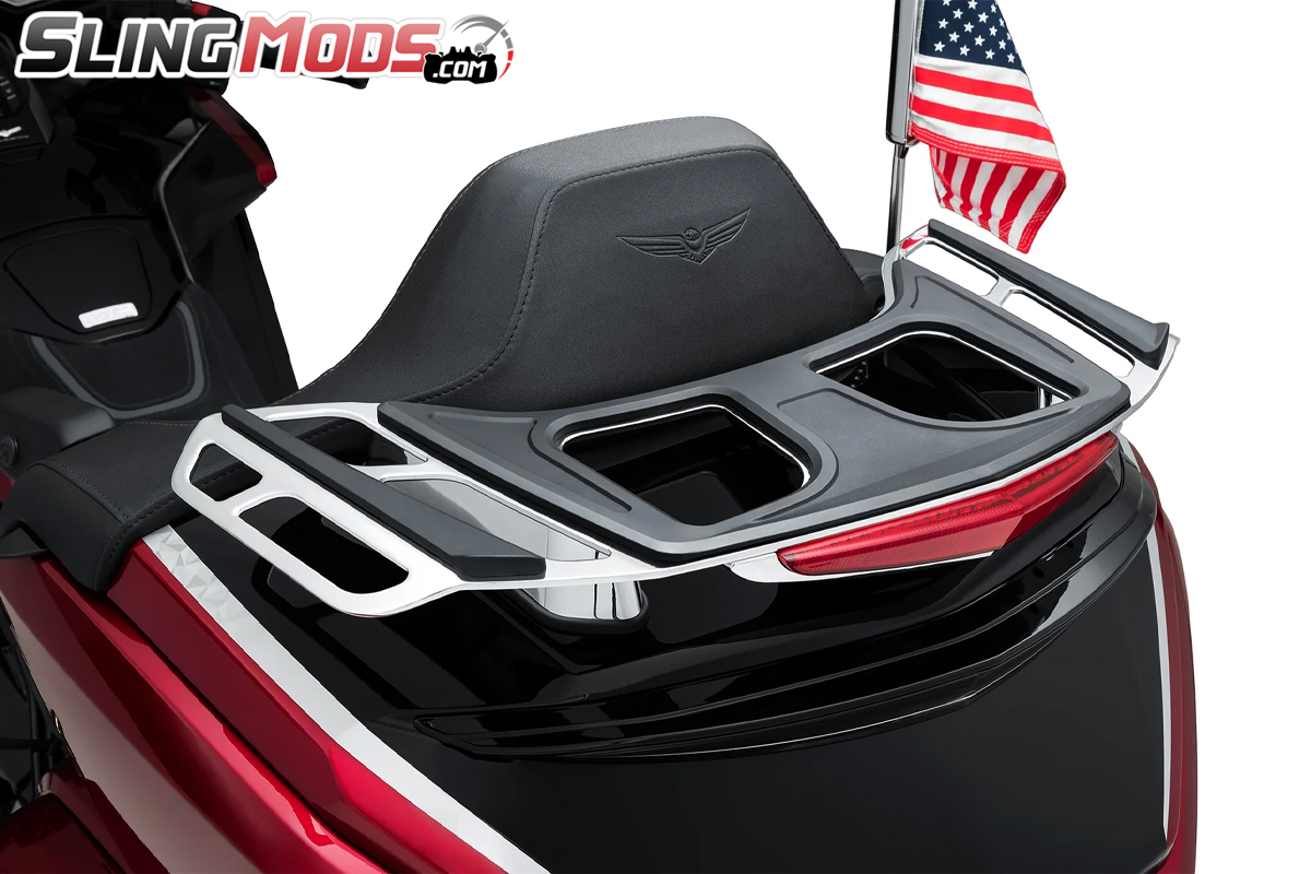 Honda Gold Wing Tour Trunk Mounted Luggage Rack with Tail Light