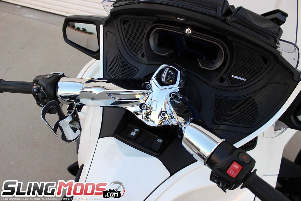 can am spyder rt chrome accessories