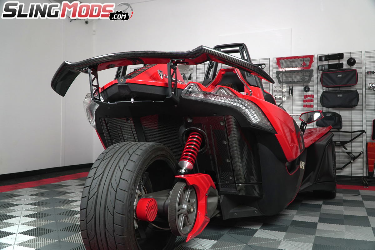 Polaris Slingshot GT Style Carbon Fiber Rear Wing by TricLine