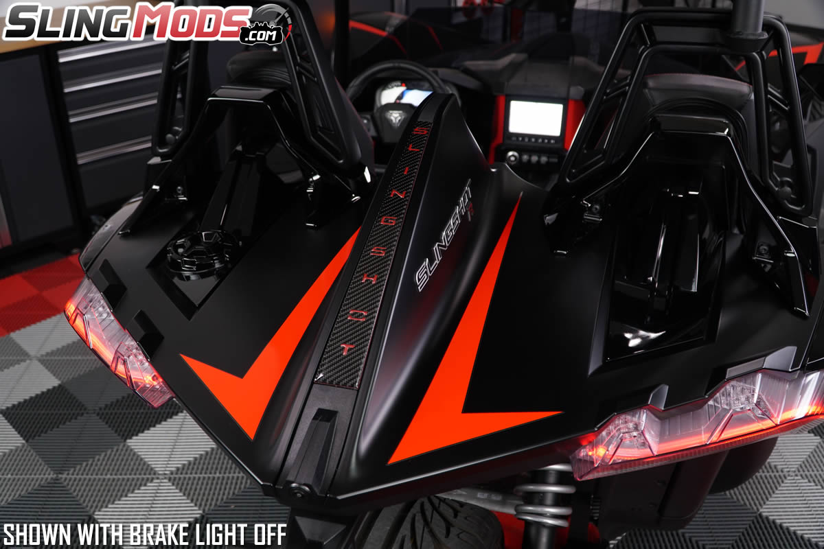Polaris Slingshot 3rd Brake Light Decal Overlay with Custom Text by ...
