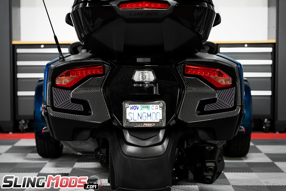 Tufskinz Peel & Stick Rear Tail Light Accent Kit for the Can-Am Spyder RT  (2020+) (4 Piece Kit)